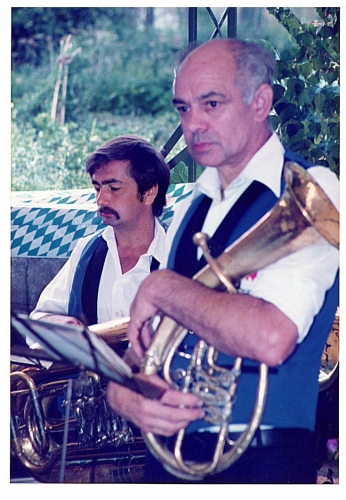 1983 - 1. Gartenfest - Hans u. Richard